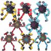 Deformable Fidget Robot, Deformable Fingertip Gyro, Kids DIY Deformable Robot Fingertip Spinner