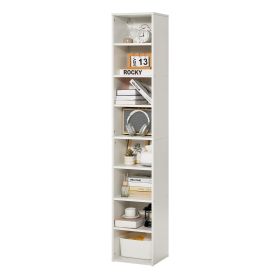 VEVOR 5 Tiers Wide Bookshelf, 68 in Wooden Open Bookcase with Display Storage Organizer Shelf