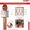 5CORE Bluetooth Wireless Karaoke Microphone All-in-One Portable Handheld Mic with Speaker Recorder Microfono Inalambrico WM SPK Copper