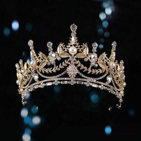 Alloy Electroplate Crowns Korean Style (Color: G4508 imitation gold)