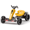12V electric Kids Pedal Go Kart, Folder Go Kart, Outdoor Ride on Toy with Adjustable Seat