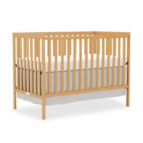 Baby Crib 5-in-1 Convertible,   Non-Toxic Finish, Simplistic Nursery Furniture (Color: Natural)
