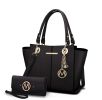 MKF Collection Ivy Vegan Leather Women Tote Bag with wallet by Mia k