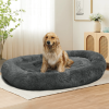 Large Dog Bed 67x43x8 Inches - Super Soft, Machine Washable & Portable With Handles, Non-Slip Bottom For Safety