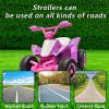 6V Battery Powered Kids Electric Vehicle, Kids Ride on ATV, 4 Wheeler Quad w/Headlights, MP3, USB, Volume Control, Large Seat