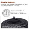 FLORIAX Heavy Duty Rubber Soaker Hose 1/2 inDripping Water Hose 70% Water Saving Perfect for Garden Flowers Beds